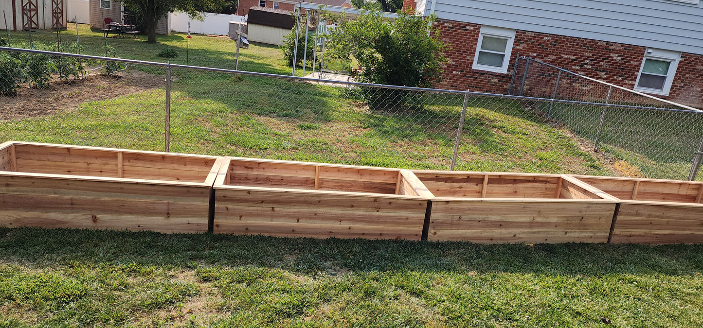 Cedar In Ground Planter