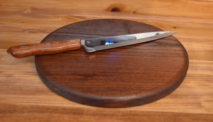 Round Walnut Cutting Board