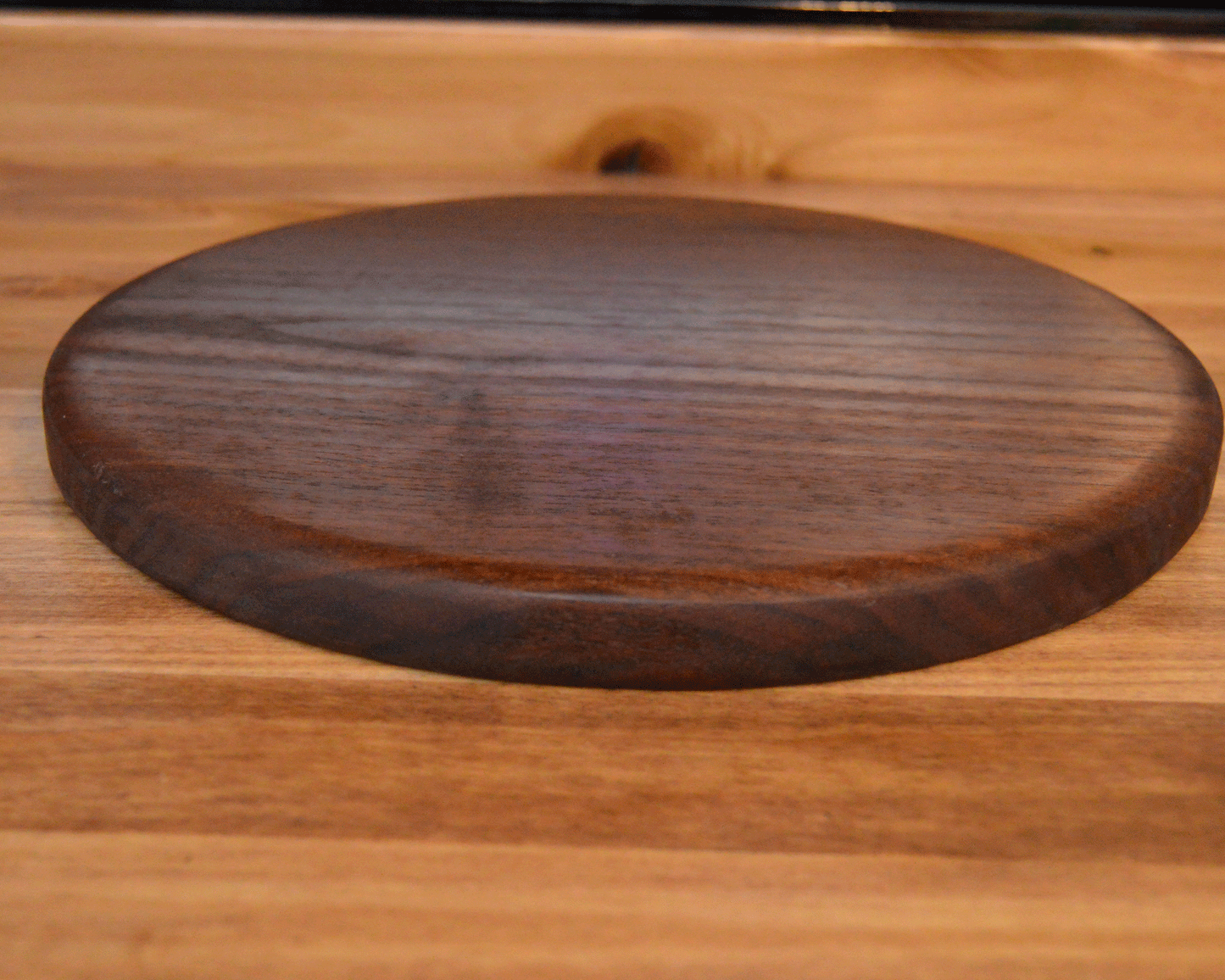 Round Walnut Cutting Board